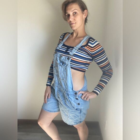 l.e.i. Suri Short Overalls Retro 2013 Cotton XL Junior Size - Picture 1 of 12